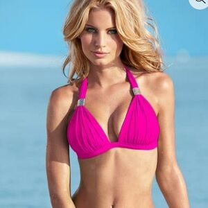 Venus goddess enhancer bikini top pink